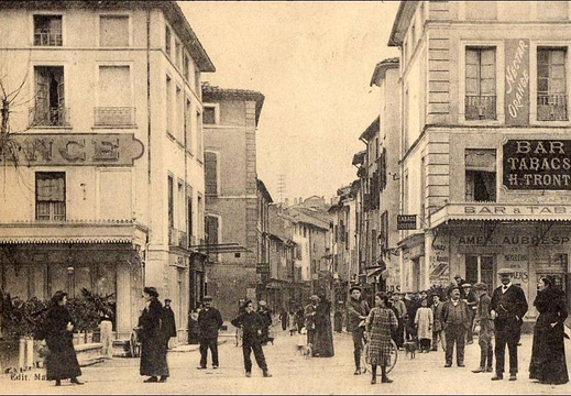 Carpentras - La rue Porte Mazan en 1928